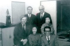 Dr.ヤルマ・クラウセン先生（デンマーク）とランドレースの作出者